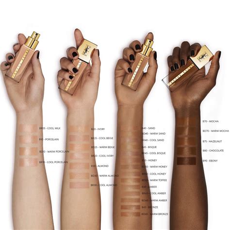 ysl foundation touche eclat b70|ysl touche eclat colour chart.